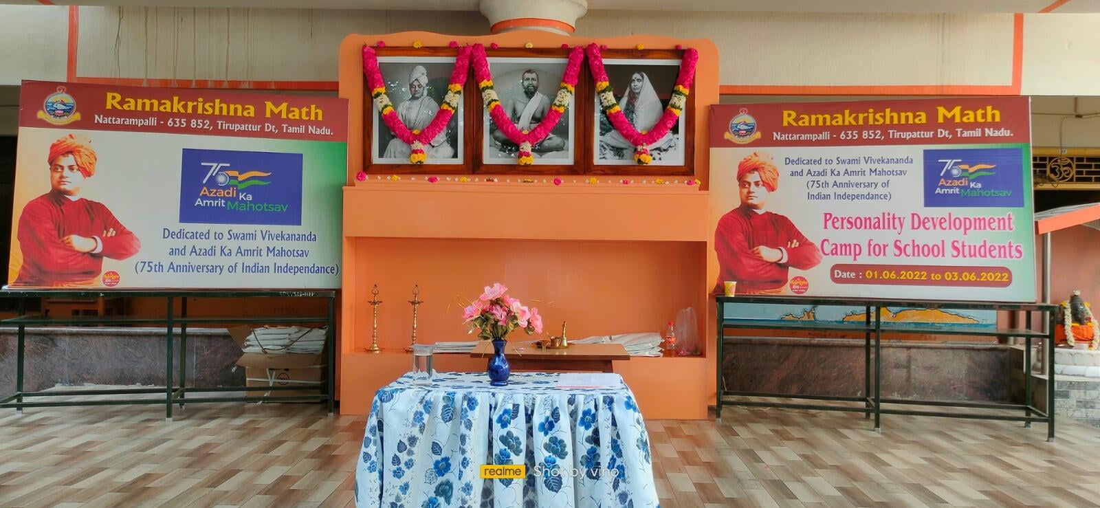 Personality Development Camp for Children, Azadi Ka Amrit Mahotsav, to dedicate Swami Vivekananda. 
